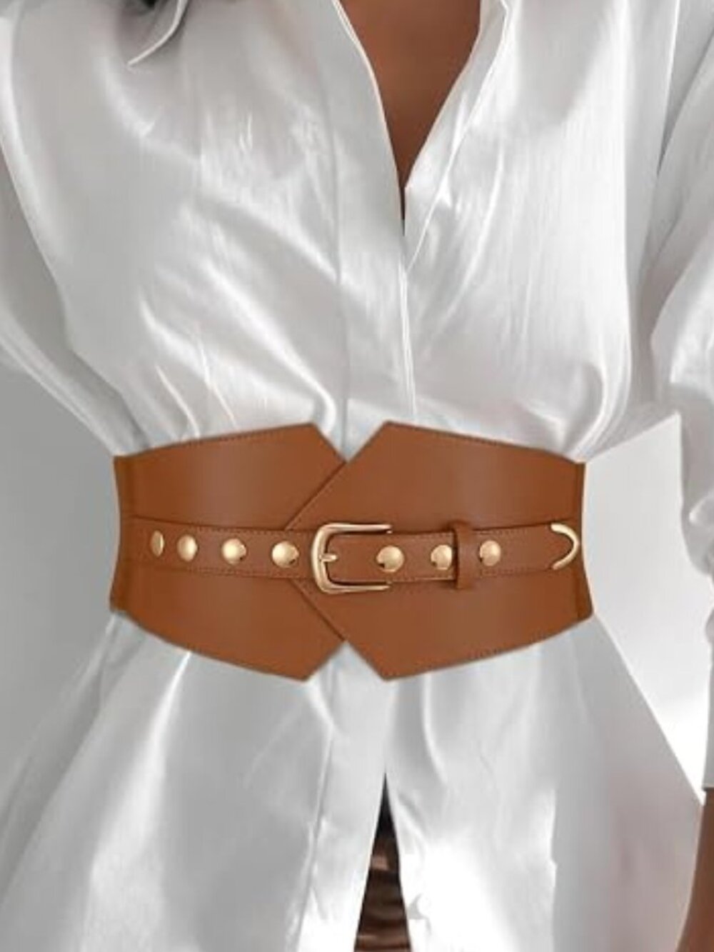 Wide Waist Belt for Women Elastic Stretchy Belt for Daily Dress Costume - NWOT